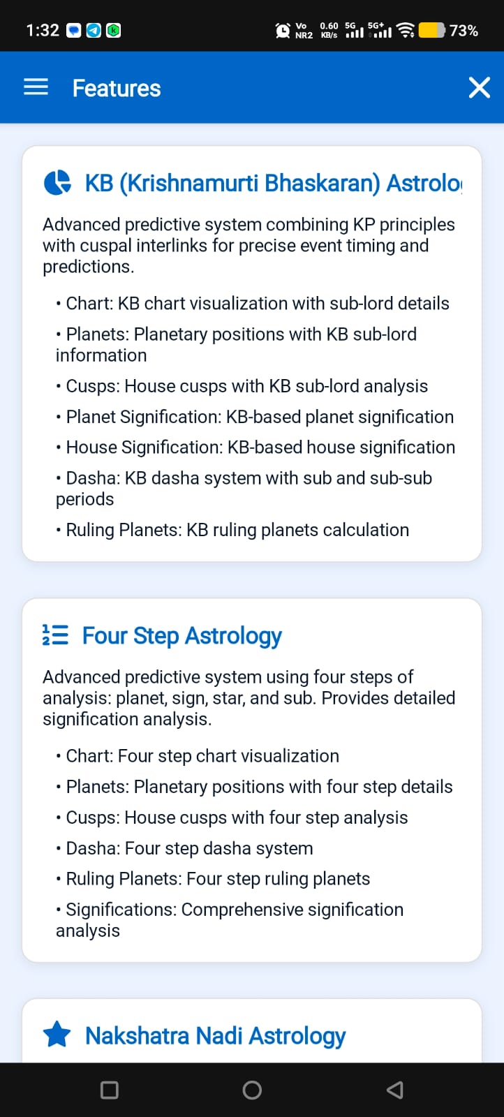KB & Four Step Features